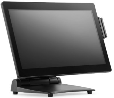 Сенсорный POS-монитор 15.6" АТОЛ TM16, P-CAP, без рамки, без MSR, черный, HDMI+VGA, складная подставка, встроенные динамики, цвет черный